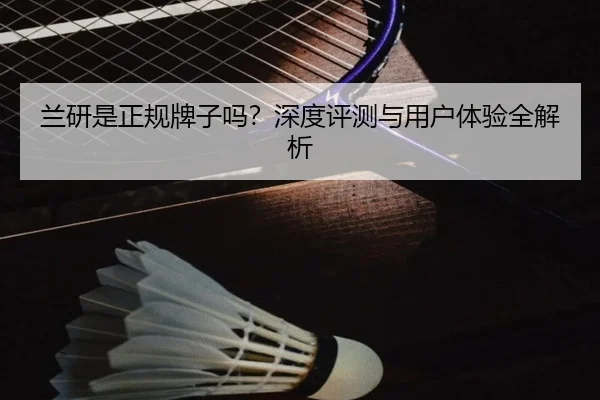 兰研是正规牌子吗？深度评测与用户体验全解析